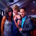 Access’ Shaun Robinson, Taylor Swift and The Situation at the 52nd Annual Grammy Awards at Staples Center in LA on January 31, 2010