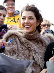 Marisa Tomei looks lovely at the Sundance Film Festival in Park City, Utah, on January 24, 2010