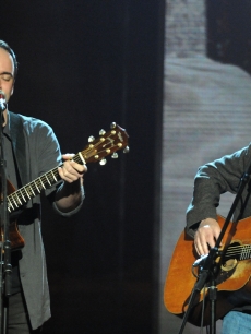 Musicians Dave Matthews and Neil Young perform together at the ‘Hope for Haiti Now: A Global Benefit for Earthquake Relief’ event in Los Angeles, Calif. on January 22, 2010