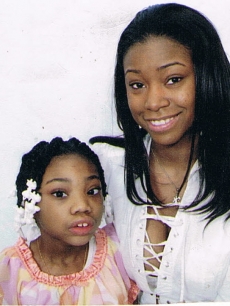 Angela Martin and her daughter