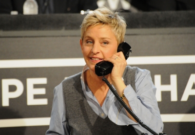 Ellen DeGeneres helps out at the ‘Hope for Haiti Now: A Global Benefit for Earthquake Relief’ event, Los Angeles, Jan. 22, 2010