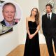 Angelina Jolie and Brad Pitt attend the MOCA NEW 30th anniversary gala held at MOCA on November 14, 2009 in LA (Inset: Jon Voight)