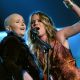 Melissa Etheridge & Joss Stone at the 47th Annual Grammys in LA, 2005