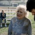 Betty White in the Snickers Super Bowl ad