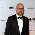 Oscar nominated actor Stanley Tucci arrives at the amfAR New York Gala co-sponsored by M.A.C. Cosmetics to kick off fall 2010 Fashion Week at Cipriani 42nd Street on February 10, 2010 in New York City