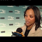 Zoe Saldana speaks with Access at HBO’s ‘How To Make It In America” premiere, February 10, 2010