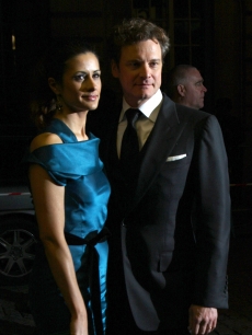 Colin Firth and Livia Giuggioli attend the U.K. premiere for ‘A Single Man’ held the at The Curzon Mayfair, London, February 1, 2010