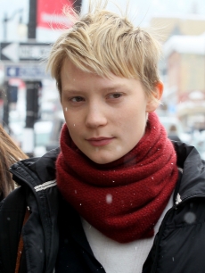 Mia Wasikowska attends the 2010 Sundance Film Festival, Park City, Utah, January 26, 2010