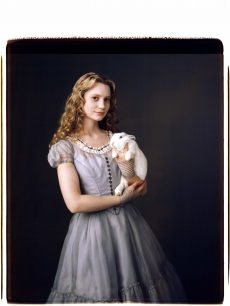 Mia Wasikowska as Alice in a promo shot for Disney’s ‘Alice In Wonderland’