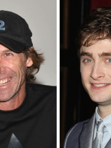 Michael Bay and Daniel Radcliffe, both among Hollywood’s top earners in 2009
