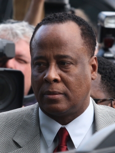 Dr. Conrad Murray arrives at the Airport Courthouse for his arraignment, Los Angeles, February 8, 2010