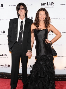 Ric Ocasek and Paulina Porizkova attend the amfAR New York Gala to kick off Fall 2010 Fashion Week at Cipriani 42nd Street on February 10, 2010
