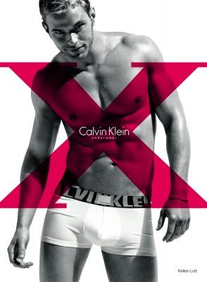 Kellan Lutz in an ad for Calvin Klein’s X underwear line
