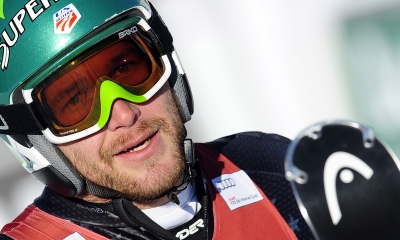 Bode Miller after the FIS Ski World Cup Men’s Super Combined, December 11, 2009 in Val-D’Isere, French Alps.
