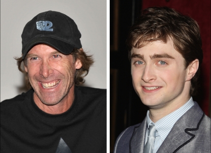 Michael Bay and Daniel Radcliffe, both among Hollywood’s top earners in 2009
