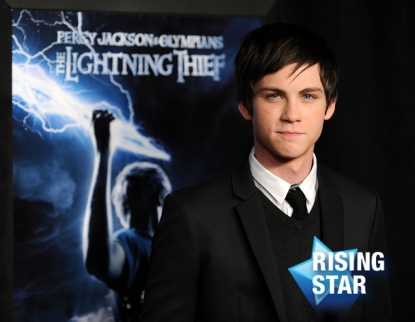 Logan Lerman attends the premiere of ‘Percy Jackson & The Olympians: The Lightning Thief’ at AMC Lincoln Square 13 on February 4, 2010 in New York City