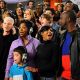 Pink, Gladys Knight, Celine Dion, Justin Bieber, Toni Braxton, Wyclef Jean and more perform at the ‘We Are The World 25 Years for Haiti’ recording session held at Jim Henson Studios on February 1, 2010 in Hollywood, Calif.