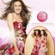 Sarah Jessica Parker in an ad for SJP NYC fragrance (Inset: Talbots Gypsy Rose Floral Dress)