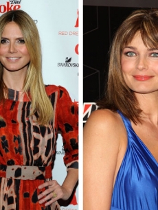 Heidi Klum and Paulina Porizkova 