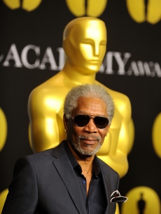 Actor Morgan Freeman poses at the 82nd annual Academy Awards Nominee Luncheon at Beverly Hilton Hotel on February 15, 2010 in Los Angeles, California.