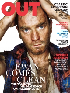 Ewan McGregor on Out Magazine’s March cover