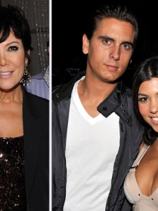 Kris Jenner, Scott Disick, Kourtney Kardashian