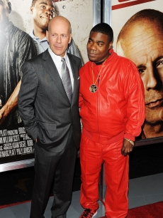 Bruce Willis and Tracy Morgan attend the premiere of ‘Cop Out’ at AMC Loews Lincoln Square 13, NYC, February 22, 2010
