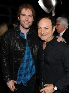Seann William Scott and Kevin Pollak attend the after party for the ‘Cop Out’ premiere at Landmarc on February 22, 2010 in New York City