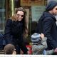Brad Pitt and Angelina Jolie are spotted getting ice-cream with their kids in Venice, Italy on February 16, 2010