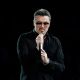 George Michael takes the stage at his ‘George Michael Live’ tour in Perth, Australia, on February 20, 2010