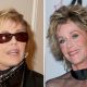 Jane Fonda before and after her February 2010 plastic surgery