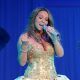 Mariah Carey belts it out at the Gibson Amphitheater in Universal City, California on February 23, 2010
