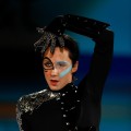 Johnny Weir competes in Washington on January 24, 2010