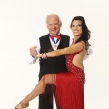 Buzz Aldrin and Ashley Costa pose for their ‘Dancing’ Season 10 cast shot