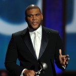 Tyler Perry accepts the Chairman Award onstage during the 41st NAACP Image Awards held at The Shrine Auditorium, Los Angeles, February 26, 2010