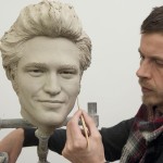 Robert Pattinson’s wax figure being made