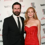 Jonn Hamm and Jennifer Westfeldt walk the red carpet at Artists for Peace and Justice held at Bar Nineteen 12 in Beverly Hills, California on March 3, 2010 