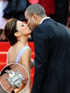 Eva Longoria Parker and husband Tony Parker attend the ‘Bright Star’ Premiere during the 62nd Annual Cannes Film Festival in Cannes, France on May 15, 2009

