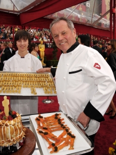 Wolfgang Puck cooks up a storm at the 82nd Annual Academy Awards at the Kodak Theatre in Hollywood, on March 7, 2010