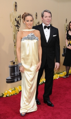Sarah Jessica Parker and Matthew Broderick look dashing at the 82nd Annual Academy Awards at the Kodak Theatre in Hollywood, on March 7, 2010