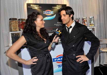 The Dish interviews Gilles Marini at the FAGE Total 0% Yogurt Bar backstage at the 25th Independent Spirit Awards
