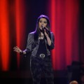 Katie Stevens performs on “American Idol” during top eight girls week