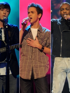 Alex Lambert, Aaron Kelly and Todrick Hall perform on ‘American Idol’ on March 10, 2010