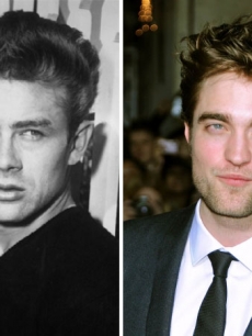 James Dean and Robert Pattinson