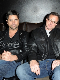 John Stamos and Bob Saget during the ‘A Night of 140 Tweets’ benefit for Haiti hosted by 42 Below Vodka at the Upright Citizens Brigade Theatre in Hollywood on March 12, 2010