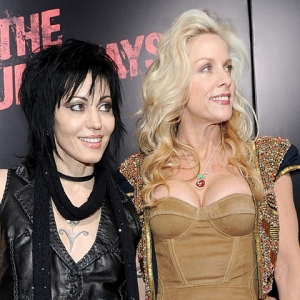 Joan Jett, Cherie Currie & Tatum O’Neal At ‘The Runaways’ Premiere, Los Angeles
