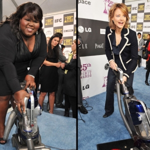 Behind The Scenes: Starts Gift It Up At 25th Independent Spirit Awards
