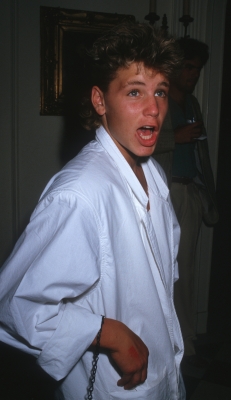 Corey Haim attends a New Hope for Animals Foundation benefit in LA on June 21, 1987