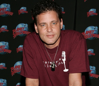 Corey Haim appears at Planet Hollywood Times Square for his handprint ceremony on August 15, 2007 in New York City