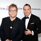 Elton John and David Furnish hit the red carpet at the 18th annual Elton John AIDS Foundation Academy Awards party, LA, March, 7, 2010